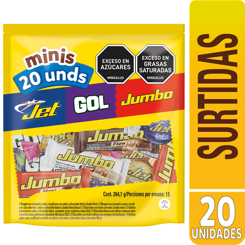 Chocolatina Jumbo*264.1G Mini